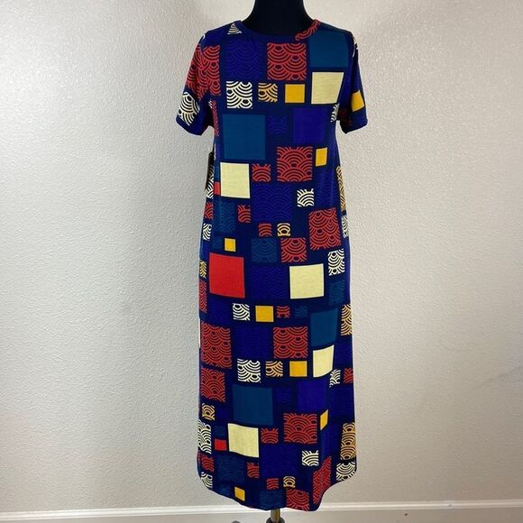 LULAROE MULTICOLOR WOMAN DRESS SIZE S - Picture 3 of 11